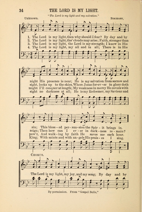 Songs Tried and Proved: for the user of prayer meetings, Sunday schools, general evangelistic work, and the home circle page 34