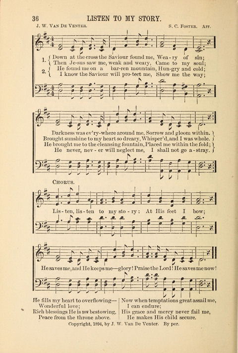 Songs Tried and Proved: for the user of prayer meetings, Sunday schools, general evangelistic work, and the home circle page 36