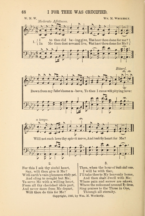 Songs Tried and Proved: for the user of prayer meetings, Sunday schools, general evangelistic work, and the home circle page 68
