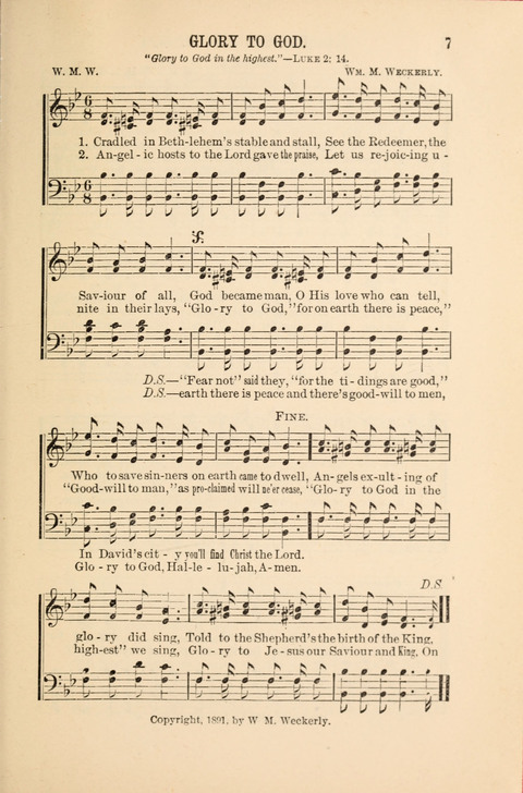 Songs Tried and Proved: for the user of prayer meetings, Sunday schools, general evangelistic work, and the home circle page 7