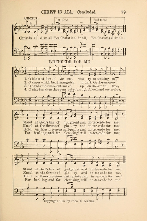Songs Tried and Proved: for the user of prayer meetings, Sunday schools, general evangelistic work, and the home circle page 79