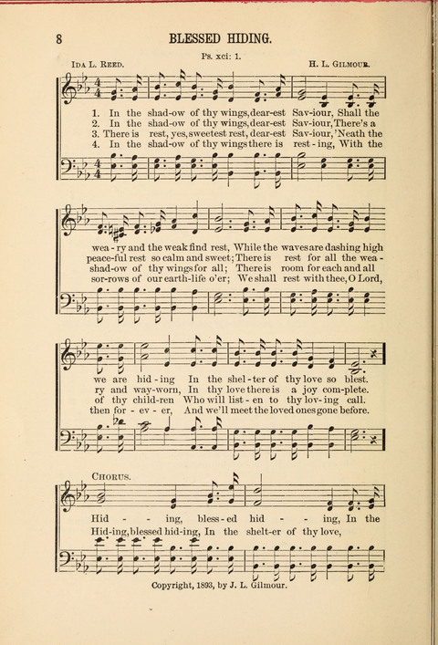 Songs Tried and Proved: for the user of prayer meetings, Sunday schools, general evangelistic work, and the home circle page 8