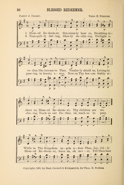 Songs Tried and Proved: for the user of prayer meetings, Sunday schools, general evangelistic work, and the home circle page 80