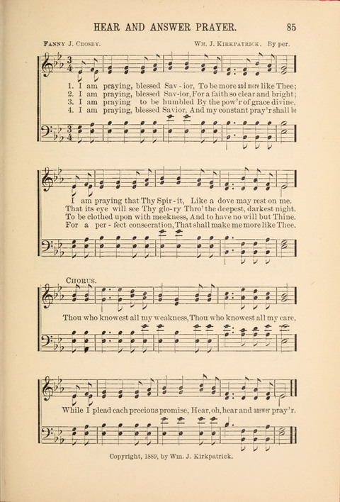 Songs Tried and Proved: for the user of prayer meetings, Sunday schools, general evangelistic work, and the home circle page 85