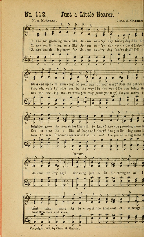 Sing Unto the Lord: A Collection of Sacred Songs page 112