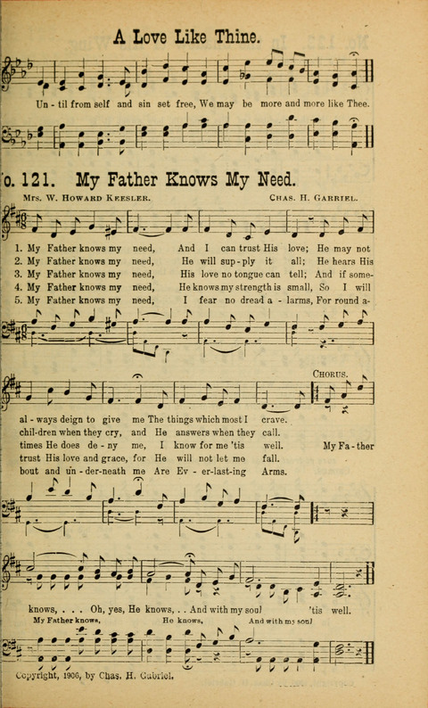 Sing Unto the Lord: A Collection of Sacred Songs page 121