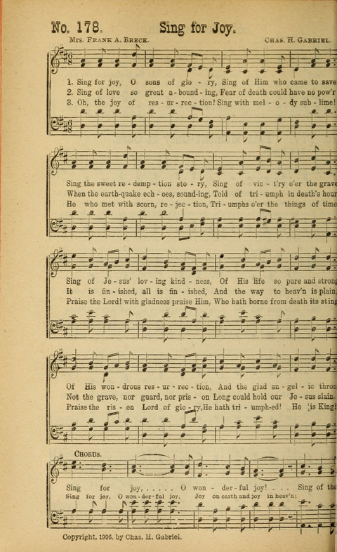 Sing Unto the Lord: A Collection of Sacred Songs page 178
