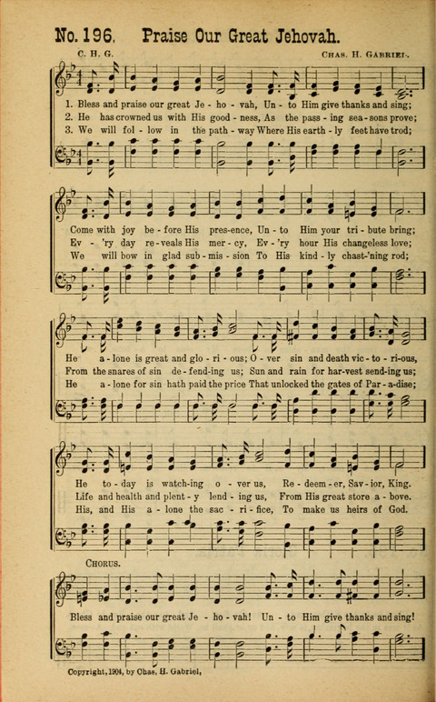 Sing Unto the Lord: A Collection of Sacred Songs page 196