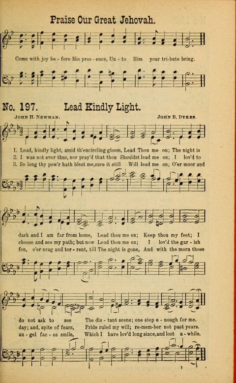 Sing Unto the Lord: A Collection of Sacred Songs page 197