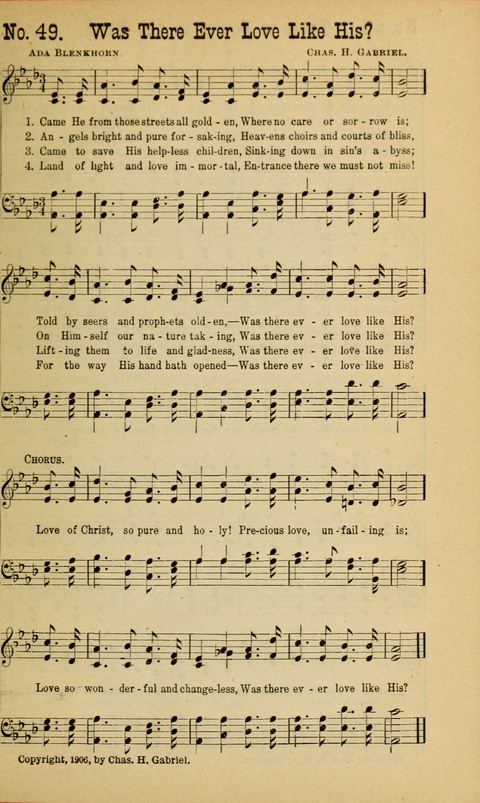 Sing Unto the Lord: A Collection of Sacred Songs page 49