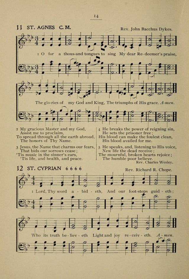 Student Volunteer Hymnal: Fourth International Convention, Toronto, 1902 page 14