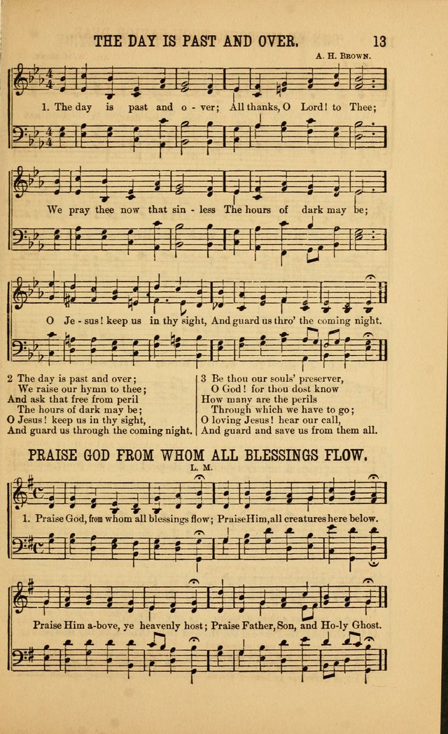 Singing on the Way: a collection of hymns and tunes for Sunday schools, social worship and congregations page 13