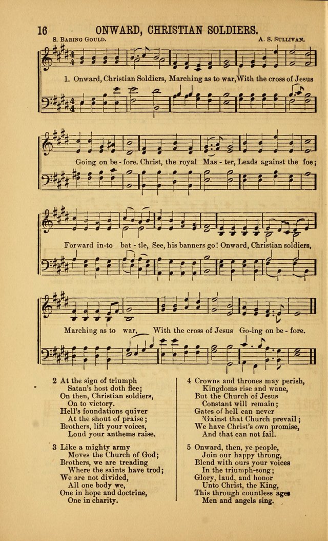 Singing on the Way: a collection of hymns and tunes for Sunday schools, social worship and congregations page 16