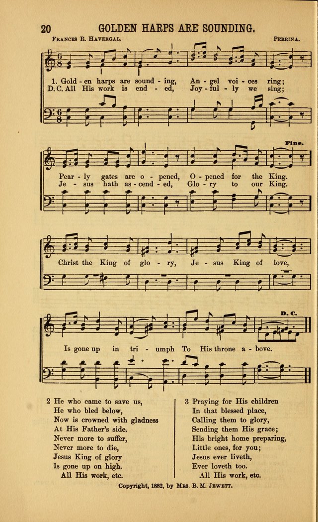 Singing on the Way: a collection of hymns and tunes for Sunday schools, social worship and congregations page 20