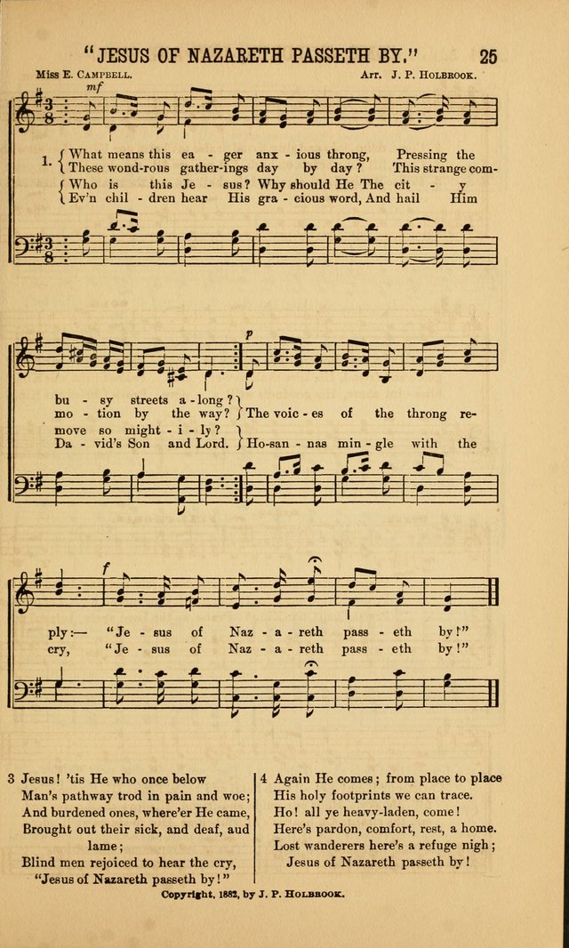 Singing on the Way: a collection of hymns and tunes for Sunday schools, social worship and congregations page 25