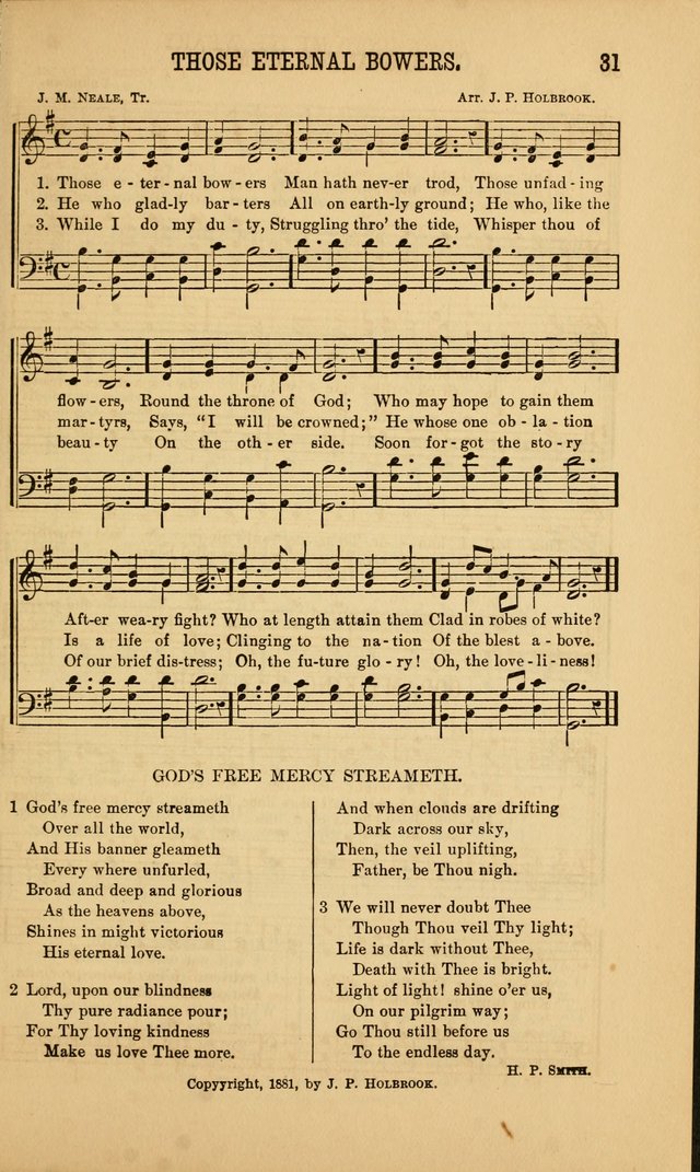 Singing on the Way: a collection of hymns and tunes for Sunday schools, social worship and congregations page 31