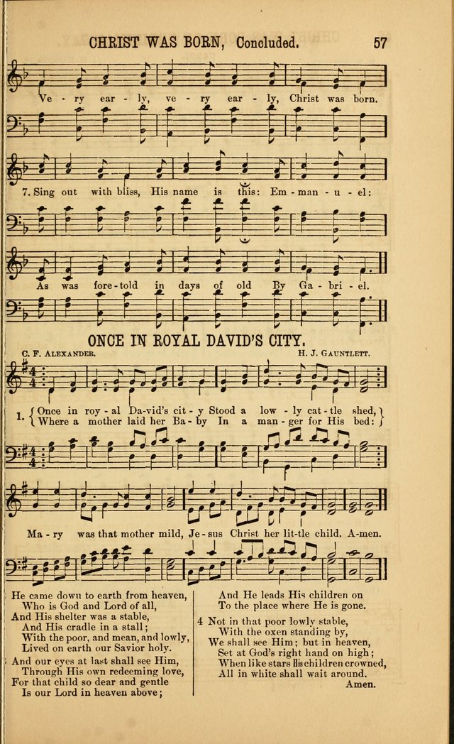 Singing on the Way: a collection of hymns and tunes for Sunday schools, social worship and congregations page 57
