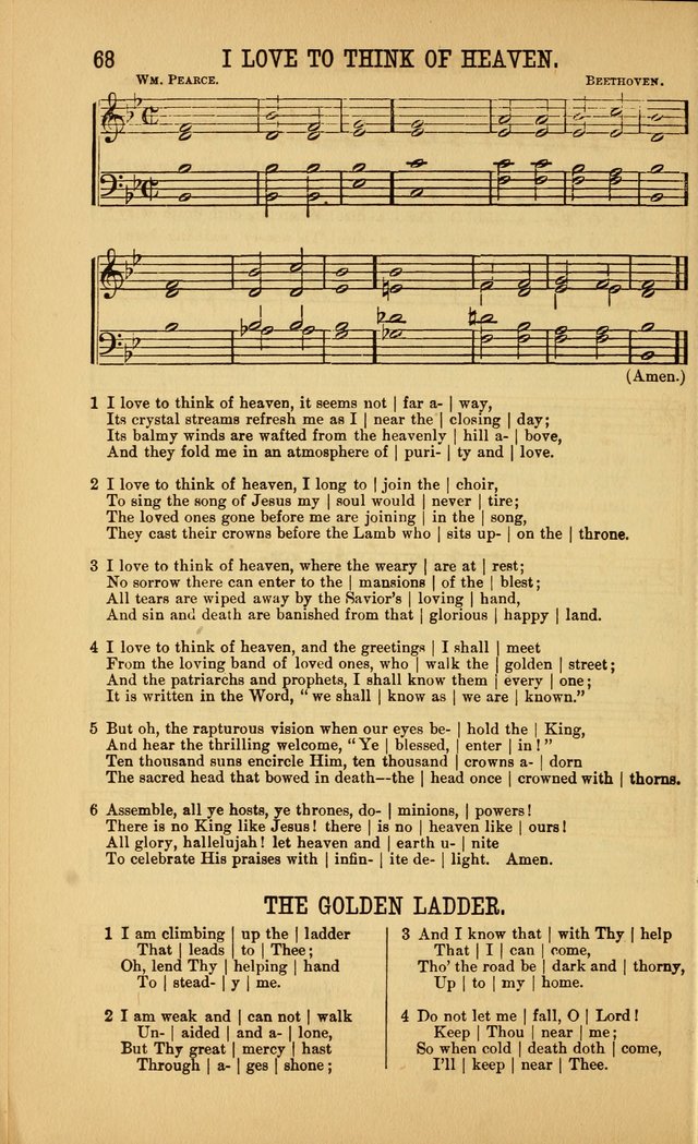 Singing on the Way: a collection of hymns and tunes for Sunday schools, social worship and congregations page 68