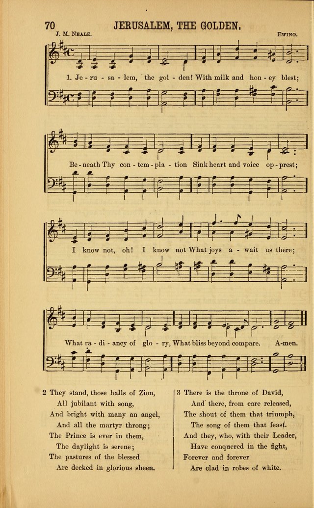 Singing on the Way: a collection of hymns and tunes for Sunday schools, social worship and congregations page 70