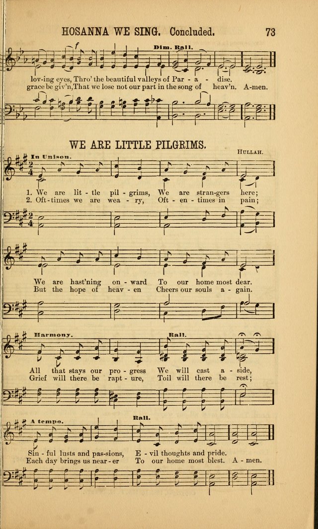 Singing on the Way: a collection of hymns and tunes for Sunday schools, social worship and congregations page 73