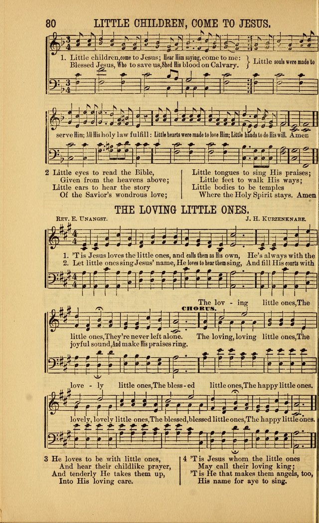 Singing on the Way: a collection of hymns and tunes for Sunday schools, social worship and congregations page 80