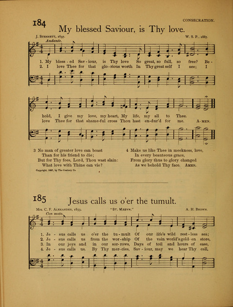 Songs of Worship: for the Sunday School page 166