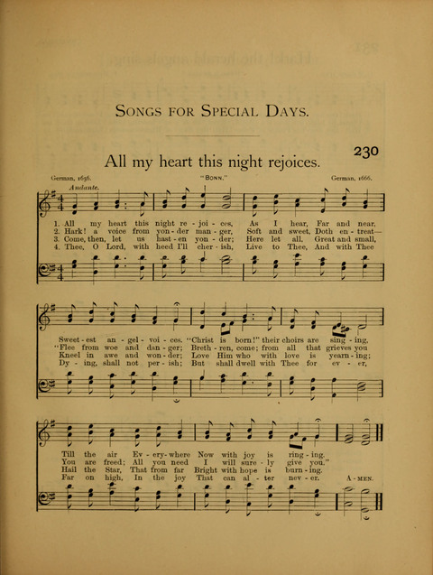Songs of Worship: for the Sunday School page 209