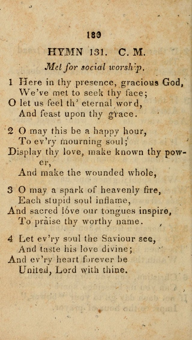 Songs of Zion, Being a New Selection of Hymns, Designed for Revival and Social Meetings page 189