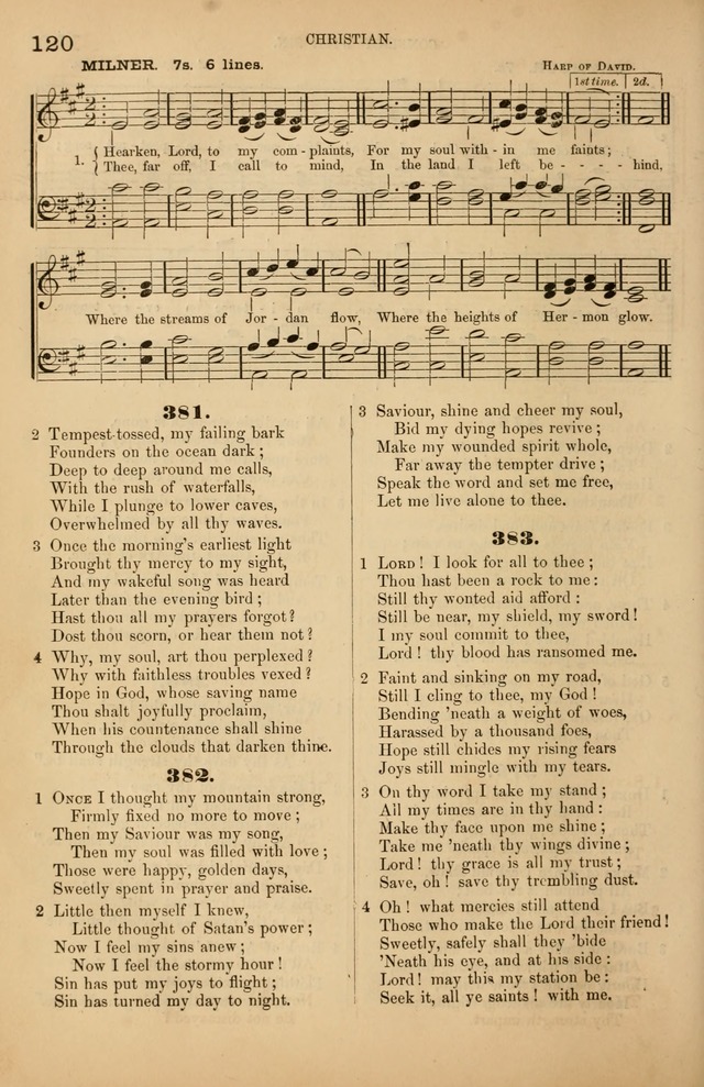 Songs of the Church: or, hymns and tunes for Christian worship page 120