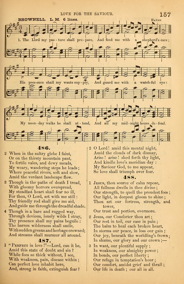 Songs of the Church: or, hymns and tunes for Christian worship page 157
