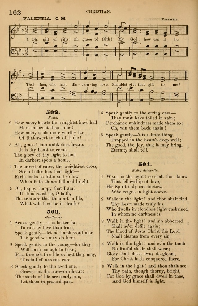 Songs of the Church: or, hymns and tunes for Christian worship page 162