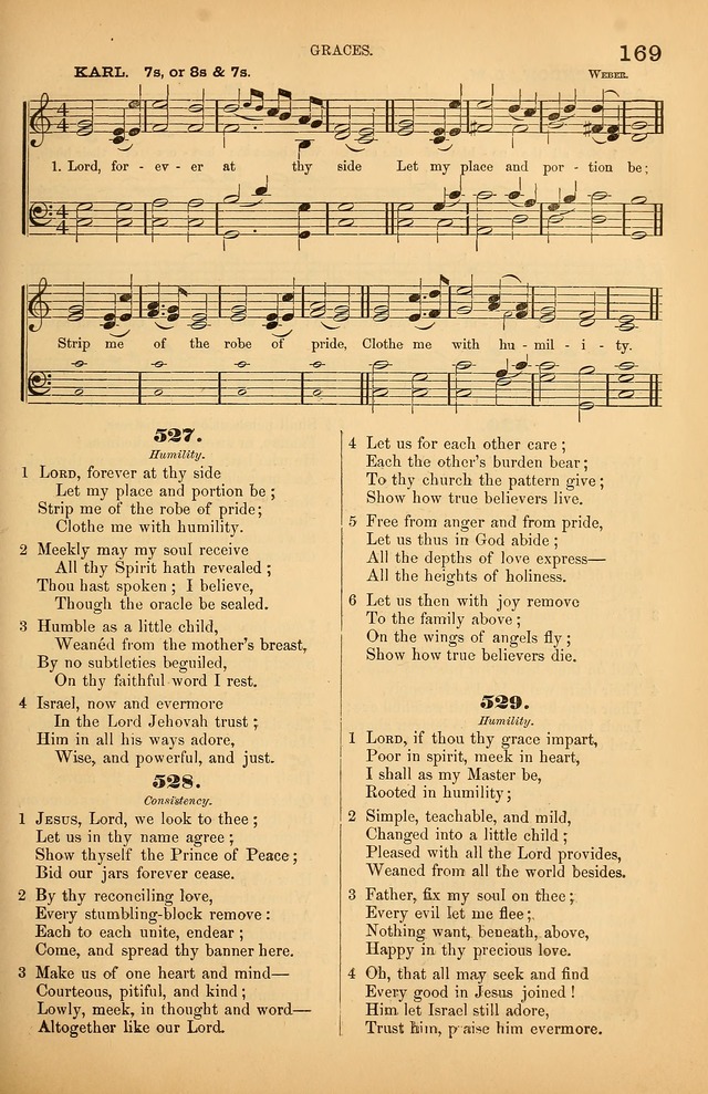 Songs of the Church: or, hymns and tunes for Christian worship page 169
