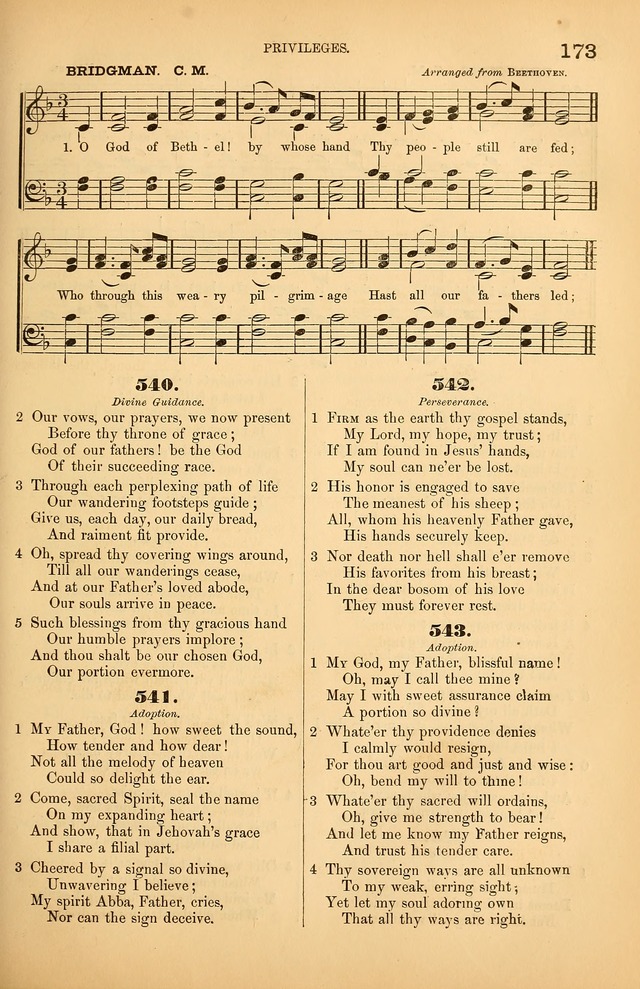 Songs of the Church: or, hymns and tunes for Christian worship page 173