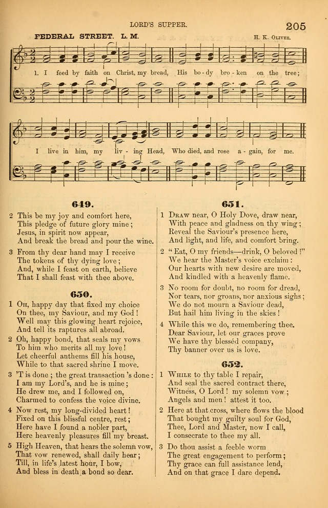 Songs of the Church: or, hymns and tunes for Christian worship page 205