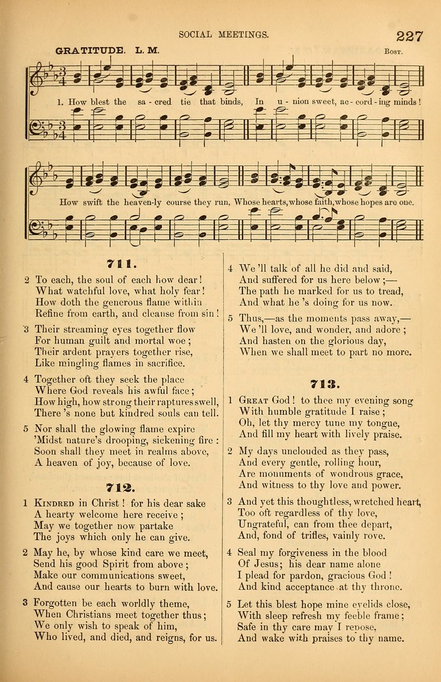 Songs of the Church: or, hymns and tunes for Christian worship page 227