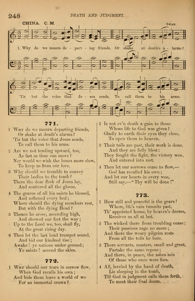 Songs of the Church: or, hymns and tunes for Christian worship page 248