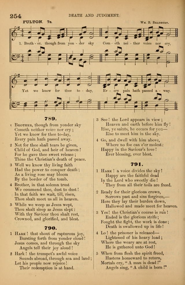 Songs of the Church: or, hymns and tunes for Christian worship page 254