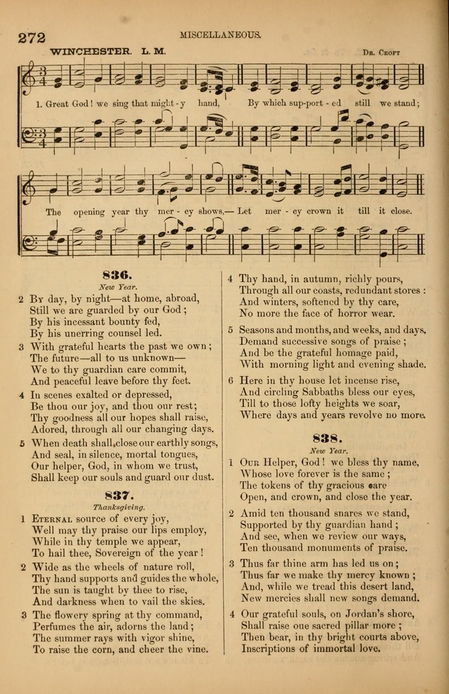 Songs of the Church: or, hymns and tunes for Christian worship page 272