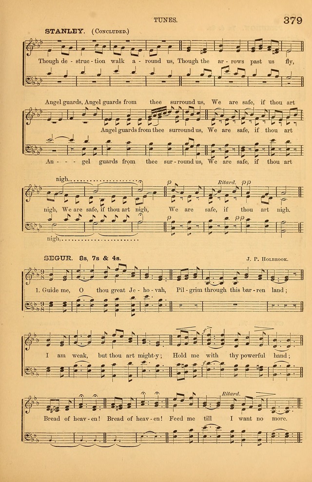 Songs of the Church: or, hymns and tunes for Christian worship page 379