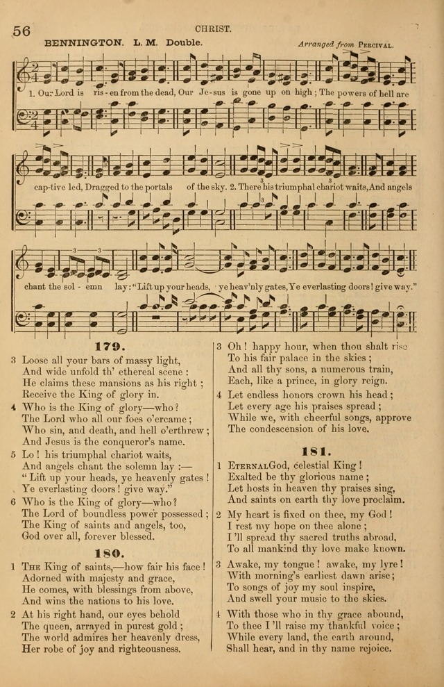 Songs of the Church: or, hymns and tunes for Christian worship page 56