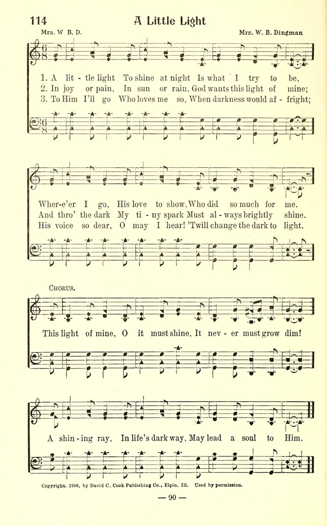 Songs of Cheer for Children page 90