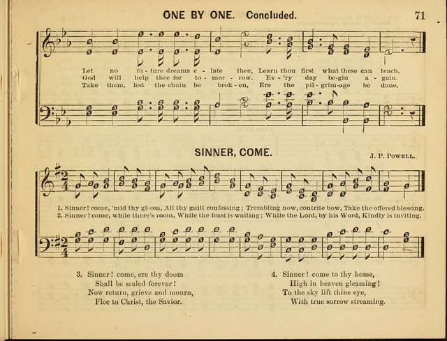 Songs of Glory : For Sunday Schools, Churches and The Social Circle page 72