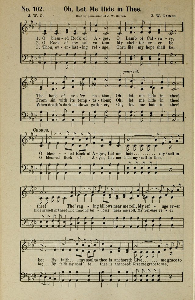 Songs of Grace and Glory: A New and Inspiring Selection of Sacred Songs for Evangelical Use and General Worship page 105