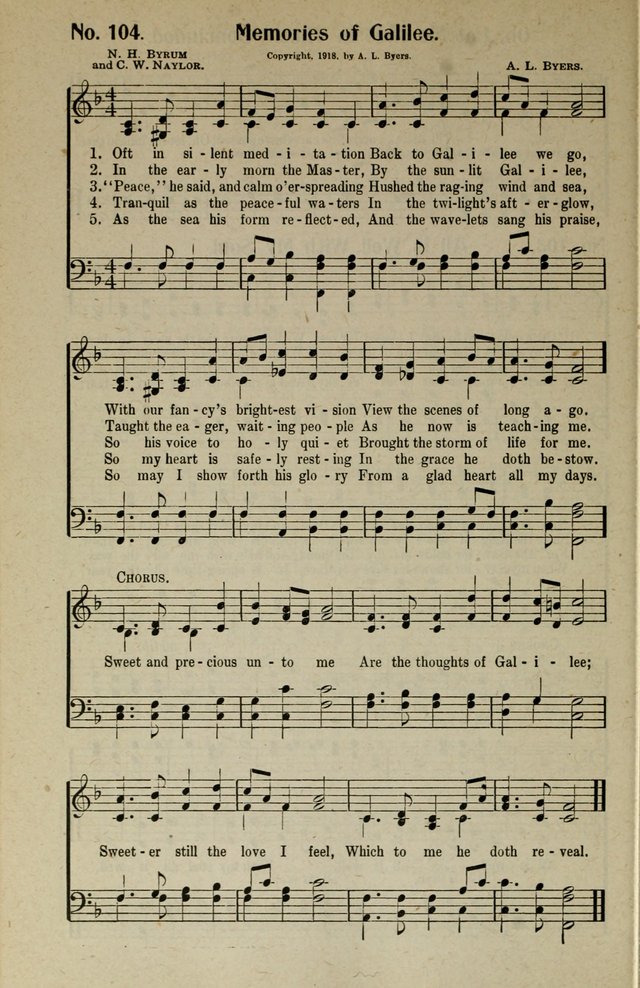 Songs of Grace and Glory: A New and Inspiring Selection of Sacred Songs for Evangelical Use and General Worship page 107
