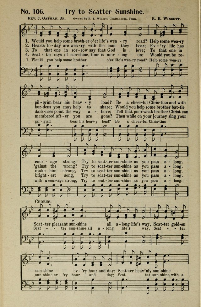 Songs of Grace and Glory: A New and Inspiring Selection of Sacred Songs for Evangelical Use and General Worship page 109
