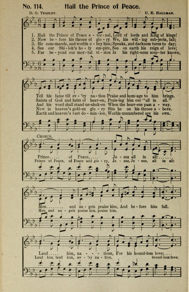 Songs of Grace and Glory: A New and Inspiring Selection of Sacred Songs for Evangelical Use and General Worship page 117