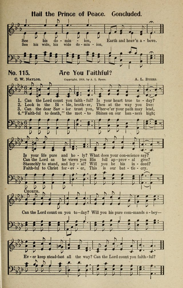 Songs of Grace and Glory: A New and Inspiring Selection of Sacred Songs for Evangelical Use and General Worship page 118