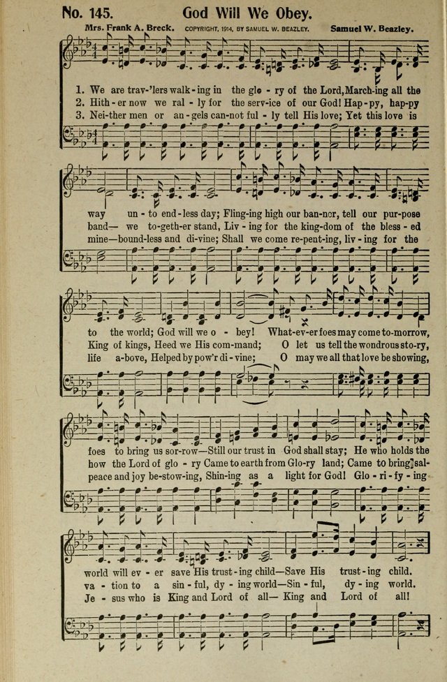 Songs of Grace and Glory: A New and Inspiring Selection of Sacred Songs for Evangelical Use and General Worship page 149
