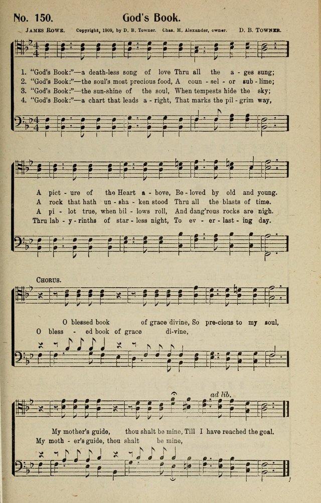 Songs of Grace and Glory: A New and Inspiring Selection of Sacred Songs for Evangelical Use and General Worship page 154