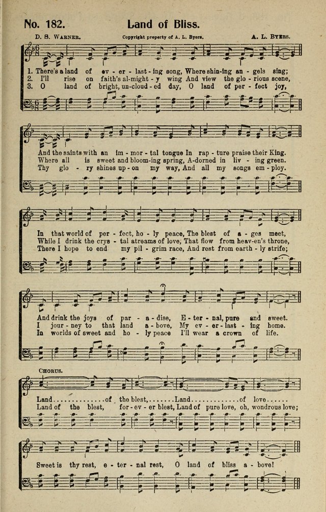 Songs of Grace and Glory: A New and Inspiring Selection of Sacred Songs for Evangelical Use and General Worship page 180